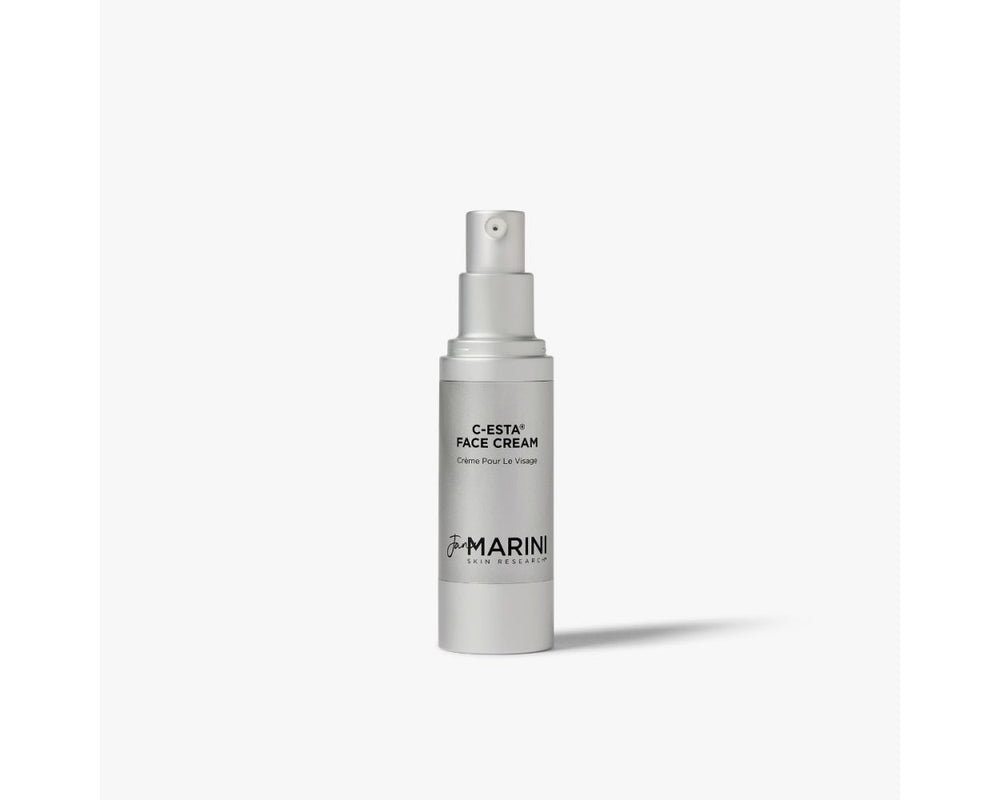 Jan Marini C-ESTA Face Cream in a jar, designed to target dark spots and brighten complexion.