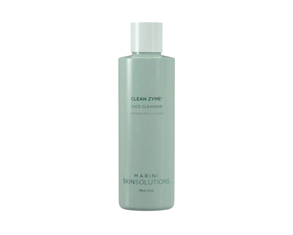 Jan Marini Clean Zyme face cleanser in a pump bottle with a clean, minimalist design.