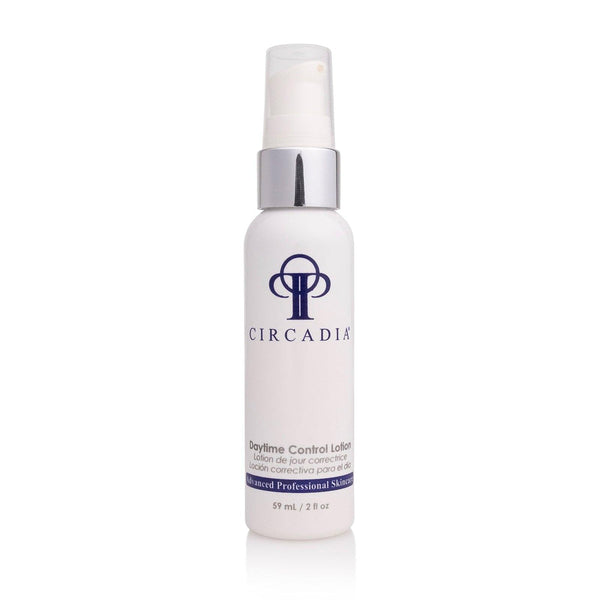 Circadia Daytime Control Gel Cleanser with a clear tube showing the gentle formula and lather for daytime skincare.