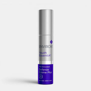 Environ Vita-Antioxidant Defence Crème Plus jar showing the moisturizing cream in a sleek container with a white lid.