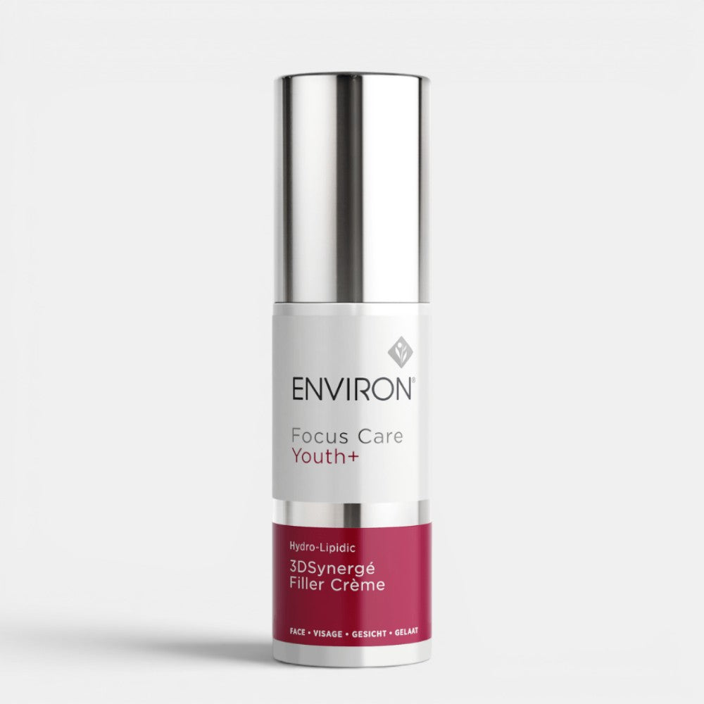 Environ Hydro-Lipidic 3DSynergé Filler Crème jar, a hydrating moisturizer and treatment for skin nourishment and anti-aging.