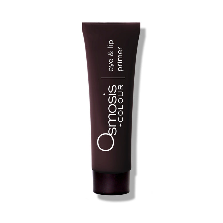 Osmosis Beauty Eye & Lip Primer in a sleek tube, perfect for prepping skin for makeup application.
