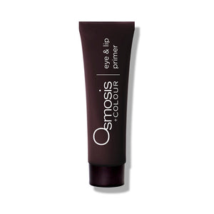 Osmosis Beauty Eye & Lip Primer in a sleek tube, designed to prepare skin for makeup application on eyes and lips.