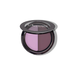 Osmosis Beauty Eye Shadow Duo in Mystic Mulberry featuring two complementary shades for vibrant eye looks.