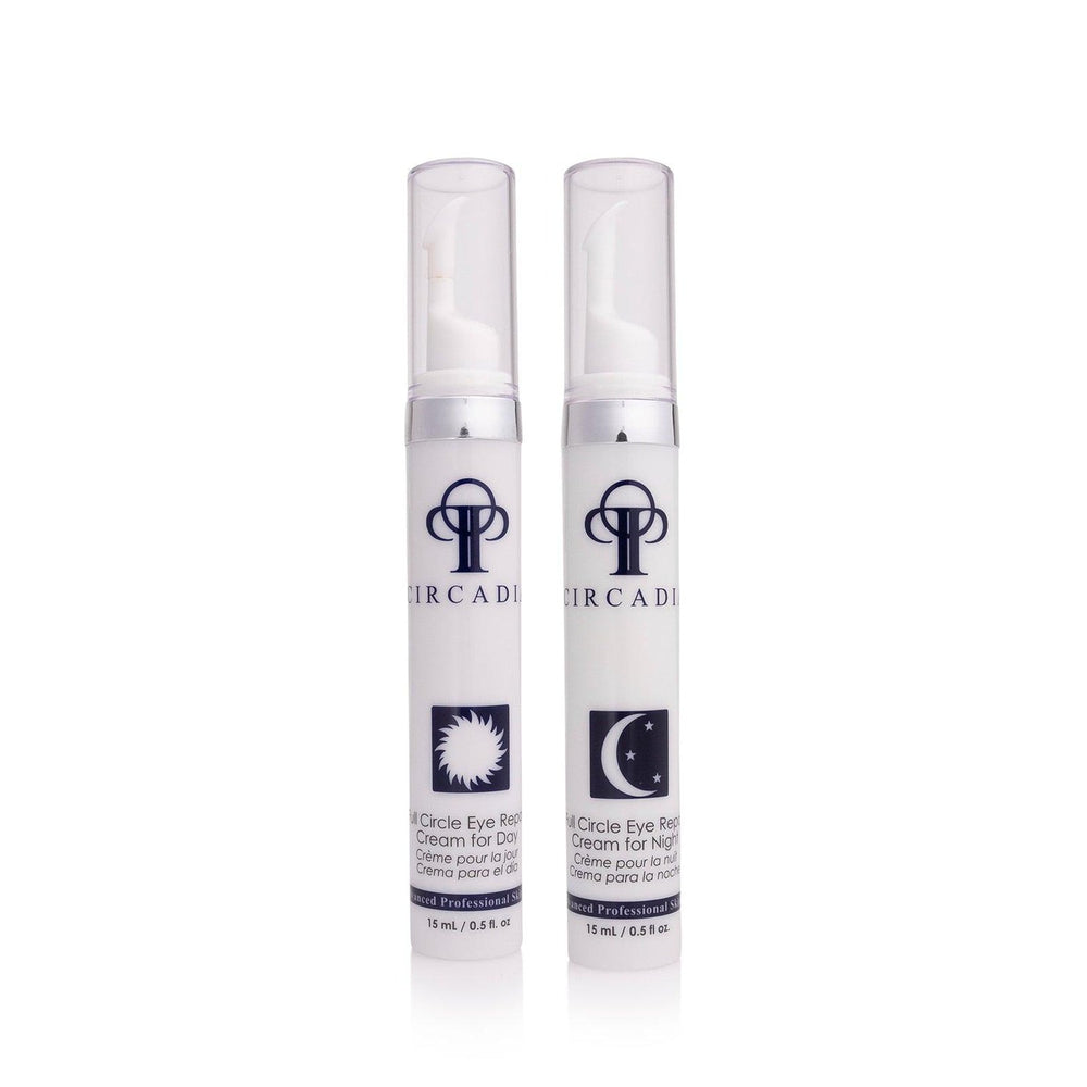 Circadia Full Circle Eye Repair gel cleanser in a sleek tube, designed to gently cleanse and refresh the delicate eye area.