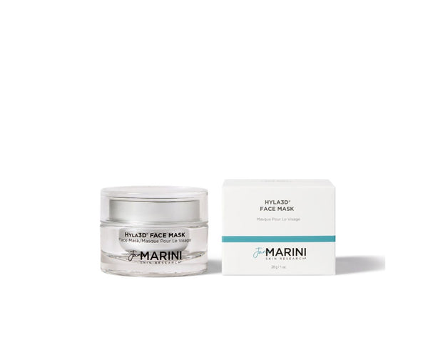 Jan Marini Hyla3D Face Mask displayed in a group, promoting hydration and age intervention for youthful skin.
