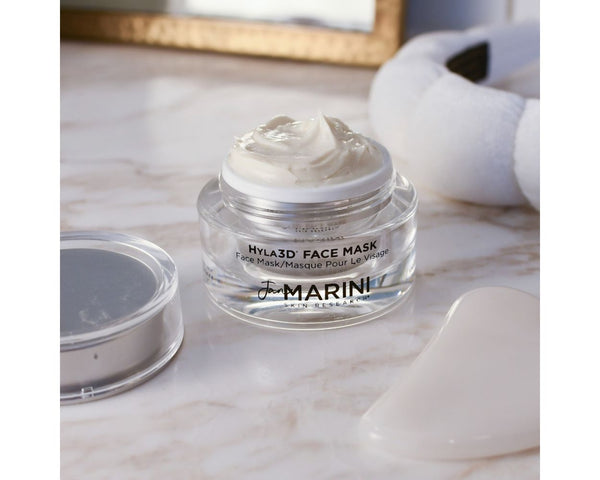 Jan Marini Hyla3D Face Mask in a sleek jar, showcasing a smooth, hydrating formula for age intervention.