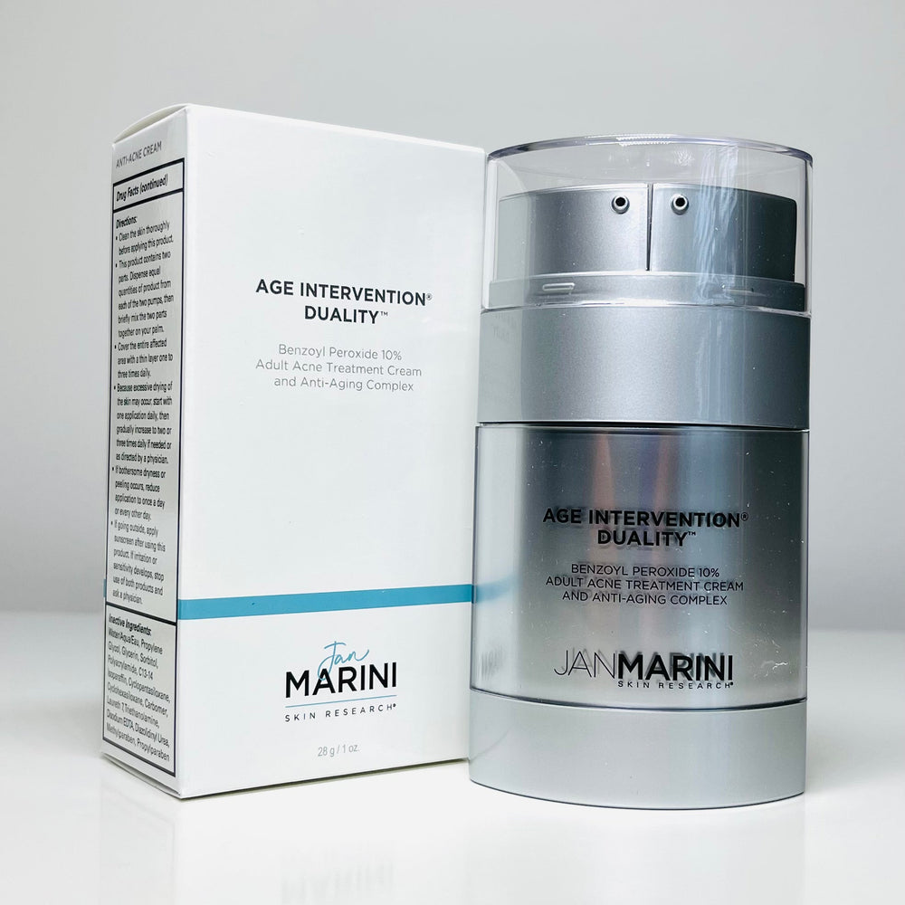 Skincare product and packaging with 'Marini' branding on a white background