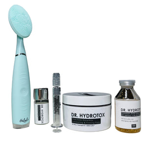 Hydrotox Glowmax Daily Skin Renewal System with Free sonic Face brush - European Beauty by B