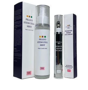 Sculplla+H2 Pilleo Stem Cell Mist 120ml with Promoter Repair Eye Cream - European Beauty by B