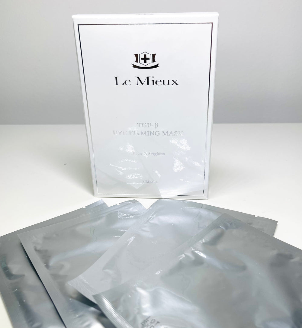Le Mieux TGF-B Eye Firming Mask - Triple Growth Factor Serum Eye Patches - European Beauty by B