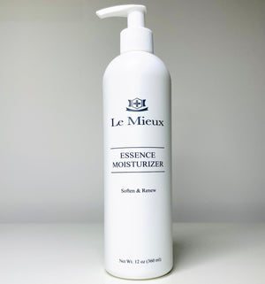 Le Mieux Sensitive Skin Savior Essence Moisturizer in a sleek bottle, showcasing its creamy texture and calming formula.