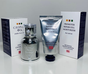CAVIPLLA O2 Multi Serum with Promoter Repair Cell Cream - European Beauty by B