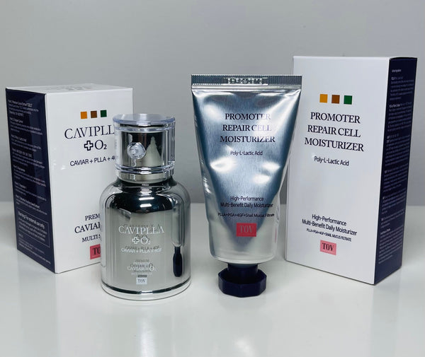 CAVIPLLA O2 Multi Serum with Promoter Repair Cell Cream - European Beauty by B