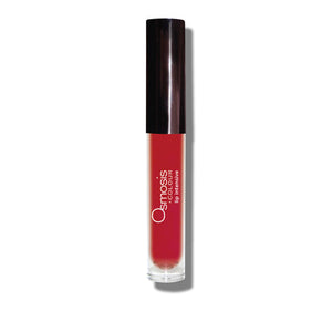 Osmosis Beauty Lip Intensive in Kiss Me shade, showcasing a rich, creamy texture in a sleek tube design.