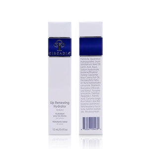 Circadia Lip Renewing Hydrator Naked gel cleanser in a sleek tube, designed for hydrating and renewing lips.