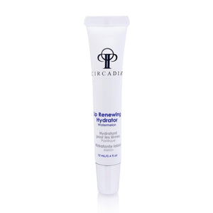 Circadia Lip Renewing Hydrator Watermelon gel cleanser in a sleek tube with green and pink packaging.