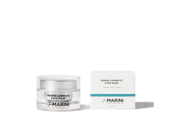 Jan Marini Marini Luminate Face Mask in a jar, designed to target dark spots on the skin.