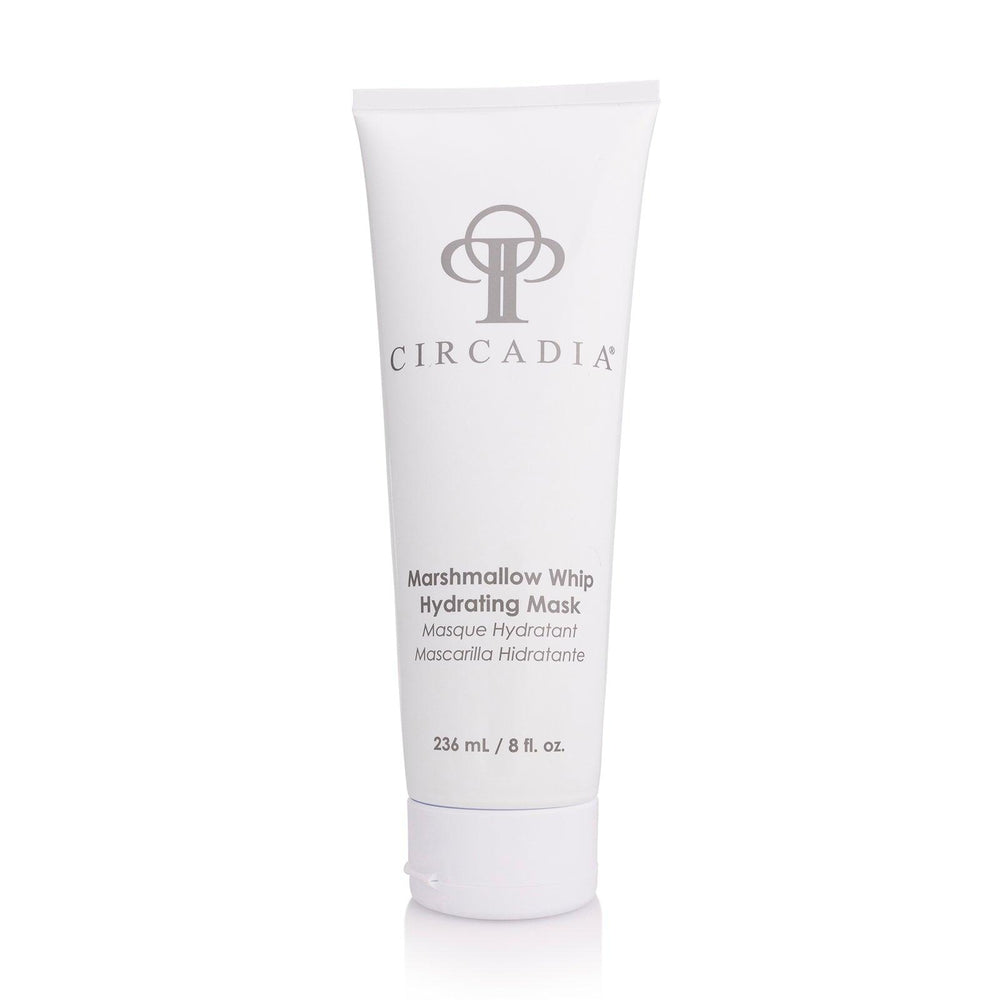Circadia Marshmallow Whip Hydrating Mask in a jar with a fluffy, marshmallow-like texture perfect for deep hydration.