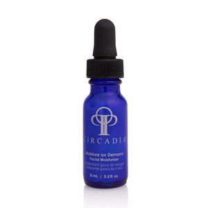Circadia Moisture on Demand Gel Cleanser in a pump bottle, featuring a clear gel texture with subtle branding details.