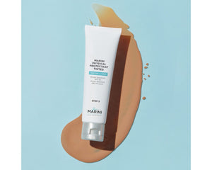 Jan Marini Marini Physical Protectant Tinted SPF 45 in a sleek tube, ideal for covering dark spots and sun protection.