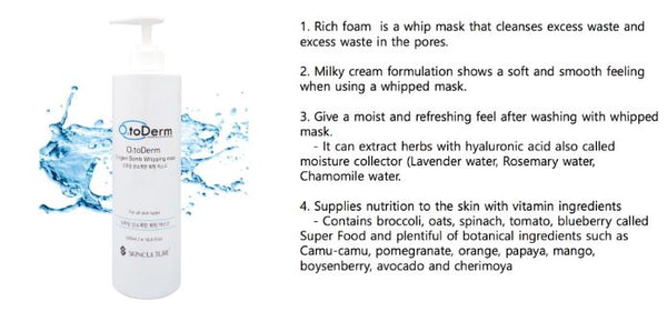 O2 to Derm Oxygen Bomb Whipping mask 250ml - European Beauty by B