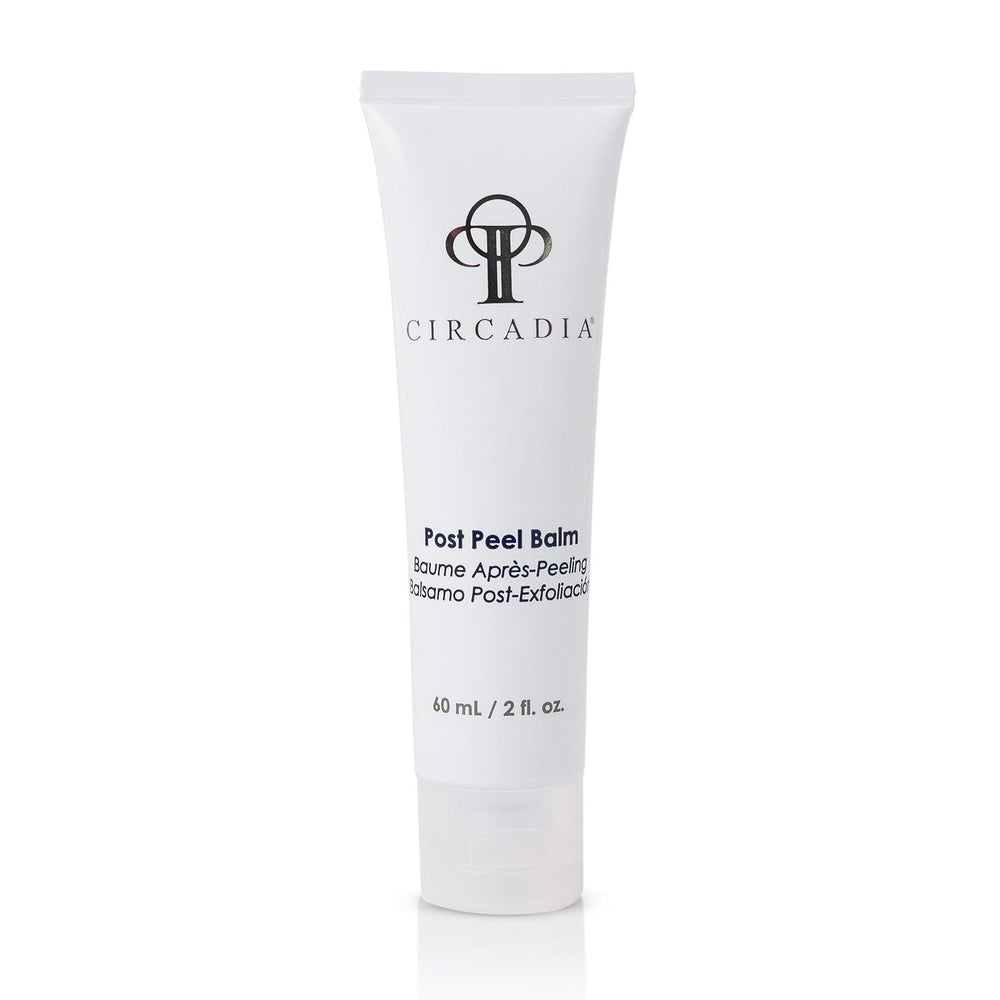Circadia Post Peel Balm gel cleanser in a tube, designed for soothing skin after chemical peels and gentle cleansing.