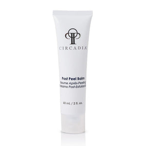 Circadia Post Peel Balm gel cleanser in a tube, designed for soothing skin after chemical peels and gentle cleansing.