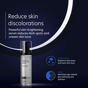 PCA Skin Vitamin B3 Eye Brightening Serum in a dropper bottle, designed for brightening the eye, neck, and lip areas.