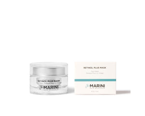 Jan Marini Retinol Plus Mask in a sleek jar, showcasing a rich, creamy texture ideal for rejuvenating facial skin.