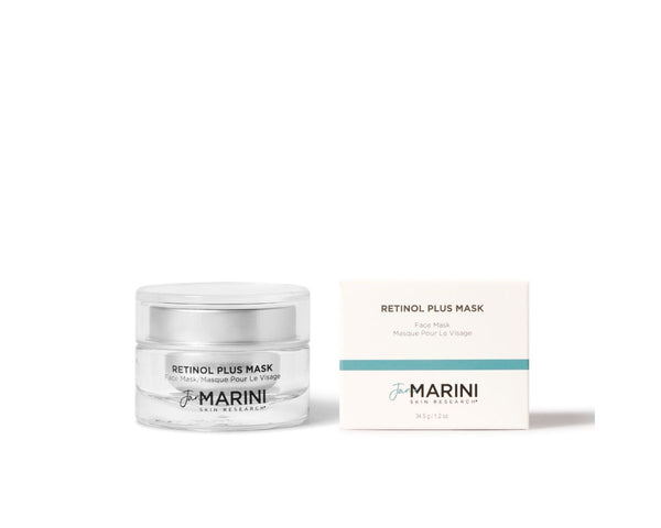 Jan Marini Retinol Plus Mask in a sleek jar, showcasing a rich, creamy texture ideal for rejuvenating facial skin.