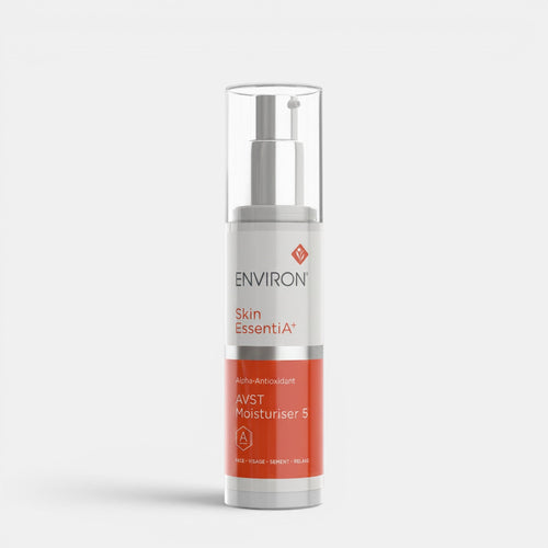 Environ Vita-Antioxidant AVST Moisturizer 5 jar showing smooth cream inside, designed for nourishing skin hydration.