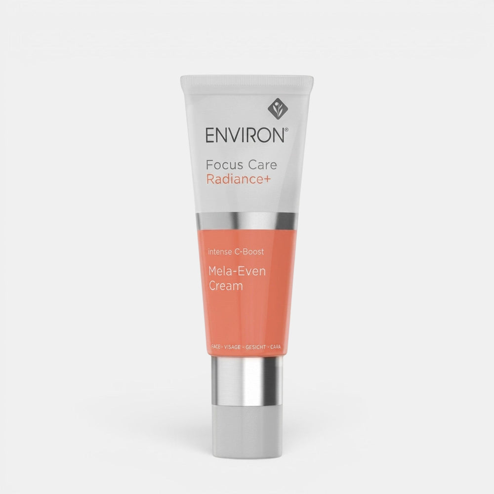 Environ Intense C-Boost Mela-Even Cream jar, a moisturizer and treatment for brightening and skin tone evening.