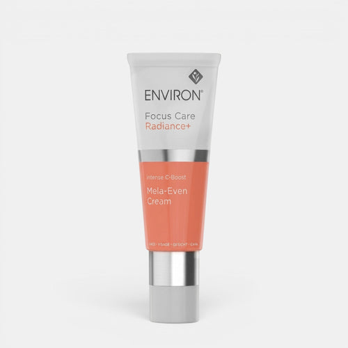 Environ Intense C-Boost Mela-Even Cream jar, a moisturizer and treatment for brightening and skin tone evening.
