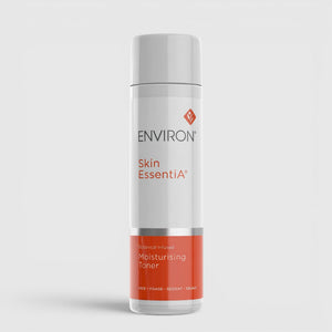 Environ Botanical Infused Moisturising Toner in a clear bottle with botanical ingredients visible, ideal for refreshing and hydrating skin.