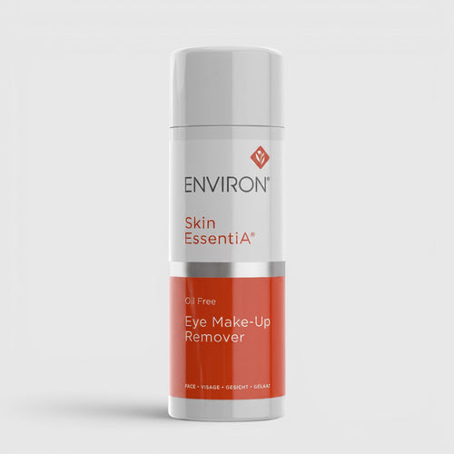 Environ Oil-Free Eye Make-up Remover in a bottle, designed for gentle eye makeup removal and eye care.