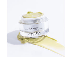 Jan Marini Skin Zyme enzyme mask in a sleek container, showcasing its creamy texture and rich color.