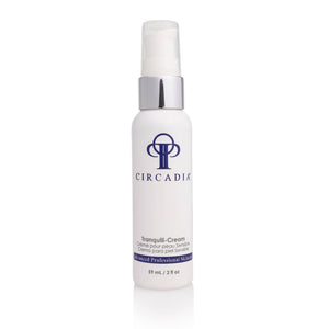 Circadia Tranquili-Cream gel cleanser in a white tube with blue accents, displayed on a plain background.