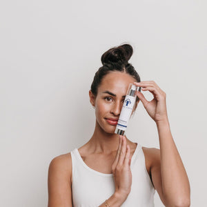 Circadia White Veil Brightener gel cleanser in a white tube, with a clean and simple design, ideal for brightening skincare.